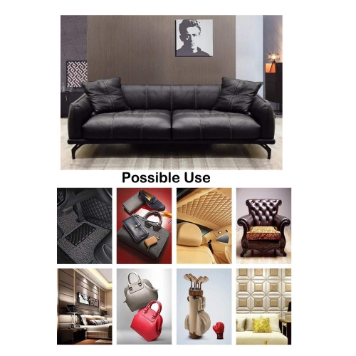 Wento Thick 2 verges Similicuir peau douce Cuir PU pleine fleur pour meubles Housse de canapé Rembourrage CUS