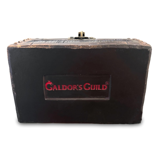Galdor's Guild Mimic Dice Chest Storage Box | Free Lock & Key | Compatible with Dungeons & Dragons Players, Dungeon Mast