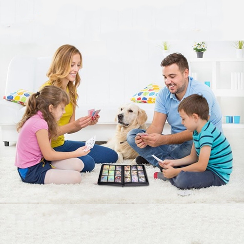 Top Loader Binder - 9 Pocket, Holds 288 Toploaders | TCG Toploader Cards Binder & Card Holder For Sports Cards