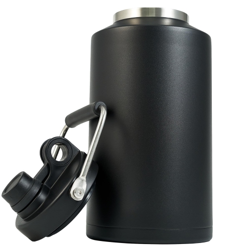 Insulated Jug with Handle, 1 Gallon, 128oz Stainless Steel, Large Double Vacuum Water Bottle for Hot & Cold Drinks, Wide