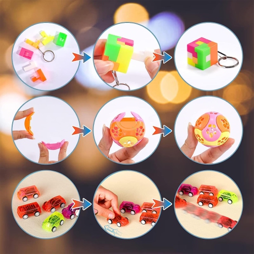 120 PCS Party Favors for Kids Treasure Prizes Box Toys, Goodie Bags Stuffers for Classroom Rewards, Birthday Gifts Toys,