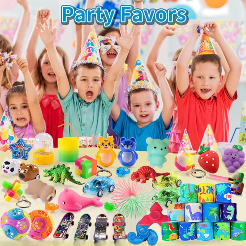 120 PCS Party Favors for Kids Treasure Prizes Box Toys, Goodie Bags Stuffers for Classroom Rewards, Birthday Gifts Toys,