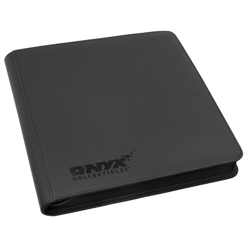 Onyx Trading Card Binder 12-Pocket 720 Cards - 30 Ringless Double Sided Pages for Standard Trading and Sports Cards - 12