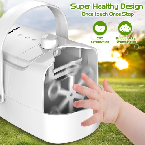 Bubble Machine Durable Automatic Bubble Blower, 18000+ Bubbles Per Minute Bubbles for Kids Toddlers Bubble Maker Operate