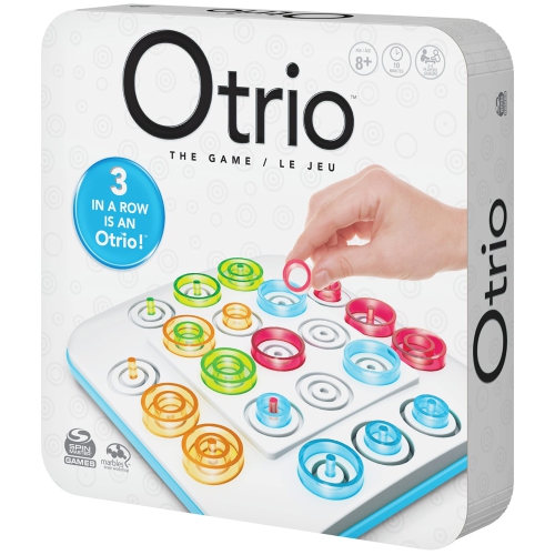 Spin Master Games, Otrio Strategy-Based Board Game, Classic Game, Advanced Tic Tac Toe STEM Activity, 2 Players, for Age
