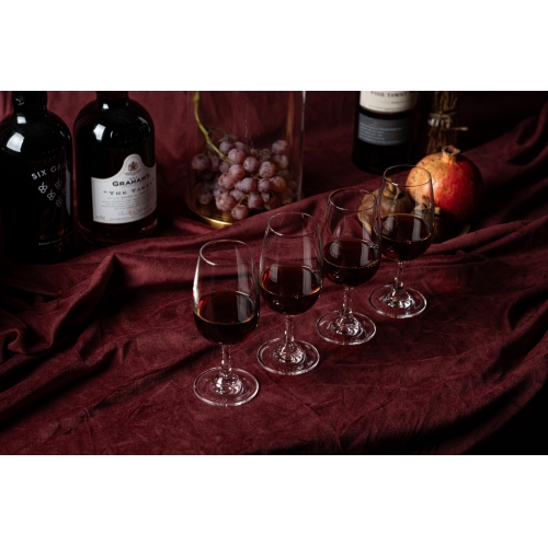 Verres de dégustation GLASSIQUE CADEAU Porto et dessert Vin, Sherry, Cordial, Aperitif | Ensemble de 4 petits verres de 7&nbsp;oz en cristal