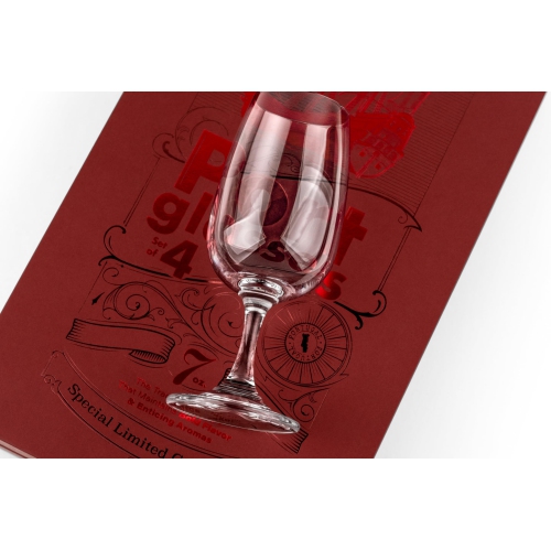 Verres de dégustation GLASSIQUE CADEAU Porto et dessert Vin, Sherry, Cordial, Aperitif | Ensemble de 4 petits verres de 7&nbsp;oz en cristal