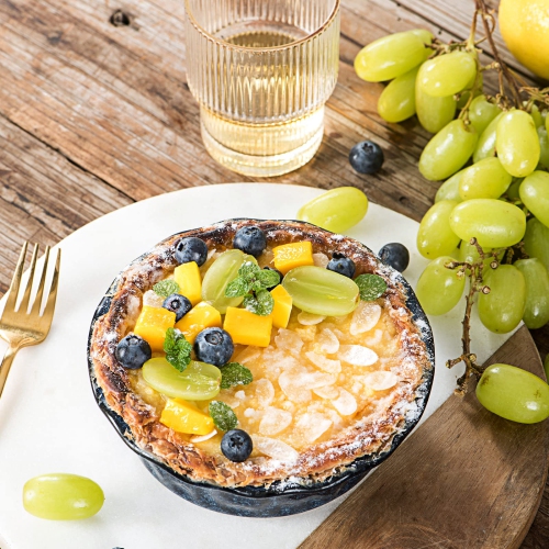 vicrays Ceramic Pie Pan for Baking - 5.5 inch Small Pie Plates Deep Dish Round Pot Casserole Mini Serving Bowl, Microwav