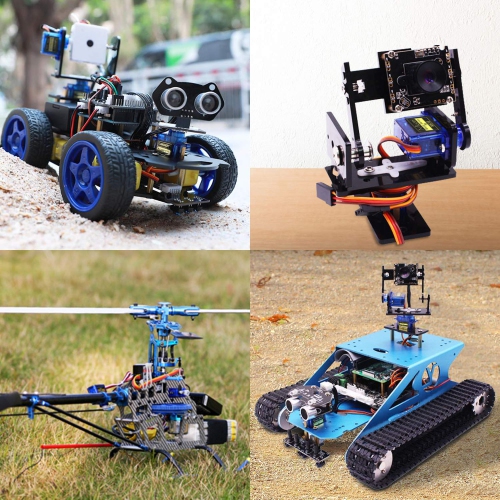 Miuzei 10 Pcs 9G SG90 Micro Servo Motor Kit for RC Robot Arm/Hand/Walking Helicopter Airplane Car Boat Control, Mini Ser