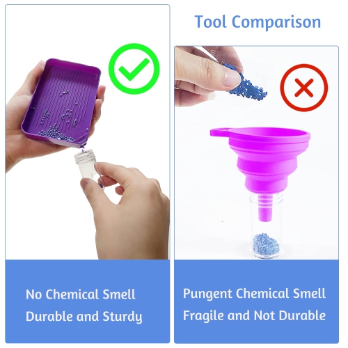 LIRUNQIU – Contenants de rangement pour peinture diamant, 120 fentes, accessoires et outils pour l'organisateur d'art en diamant