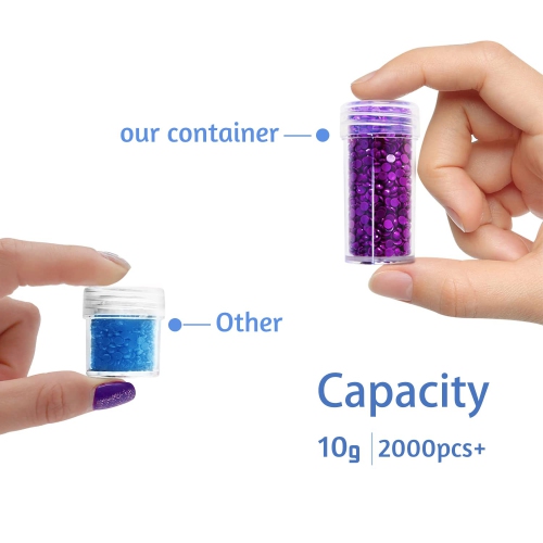 LIRUNQIU – Contenants de rangement pour peinture diamant, 120 fentes, accessoires et outils pour l'organisateur d'art en diamant