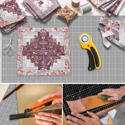 Headley Tools – Tapis de coupe auto-réparateur épais « 24 x 36 po », grande planche à découper A1 double face à 5 couches pour Fabr