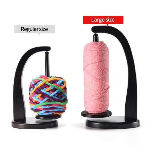Newest Model Magnetic Pendulum Wooden Yarn Holder for Crocheting, Yarn Storage Organizer, Delightful Surprise Gift for K