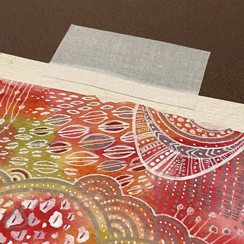 Ruban autoadhésif Lineco pour les anneaux en lin, tapis de fixation au panneau arrière, maquette lourde à charnières, non jaunissement, solide, Neut