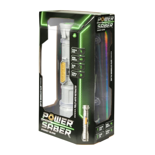 Goliath Power Saber Energy Blade Green | First Ever Automatic Extending & Retracting Blade | Extends 35'' | Motio