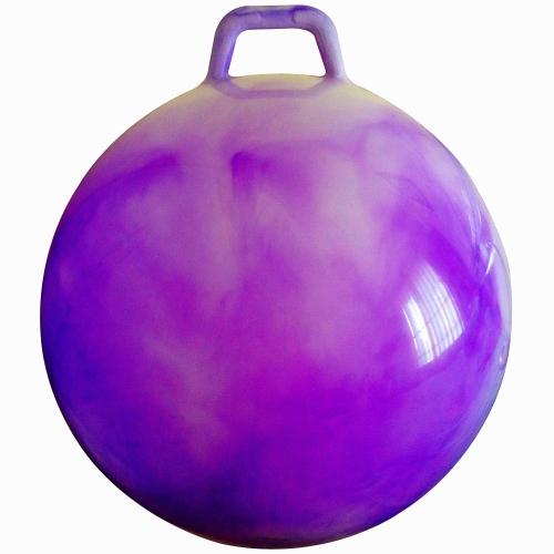 AppleRound Space Hopper Ball with Air Pump, 18in/45cm Diameter for Age 3-7, Kangaroo Bouncer, Hippity Hoppity Hop Ball f