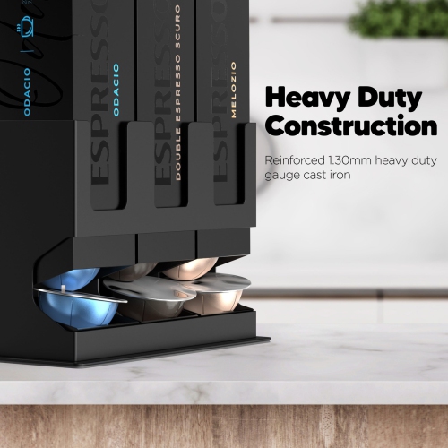 GALVANOX Pod Dispenser Designed for Nespresso Vertuo Capsules Freestanding Countertop Organizer St