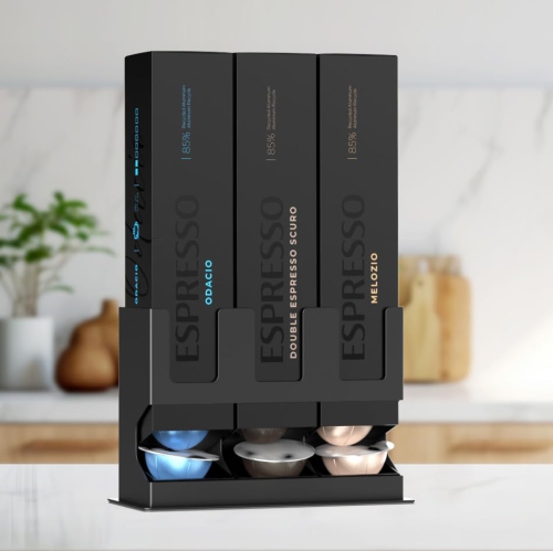 GALVANOX Pod Dispenser Designed for Nespresso Vertuo Capsules Freestanding Countertop Organizer St