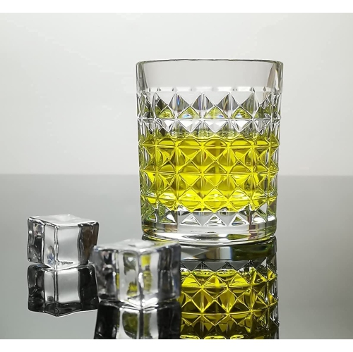 [Look Like Glass] 8 Oz Set of 6 Tritan Plastic Glasses Unbreakable Drinking Cups Dishwasher Safe BPA Free Shatterproof D