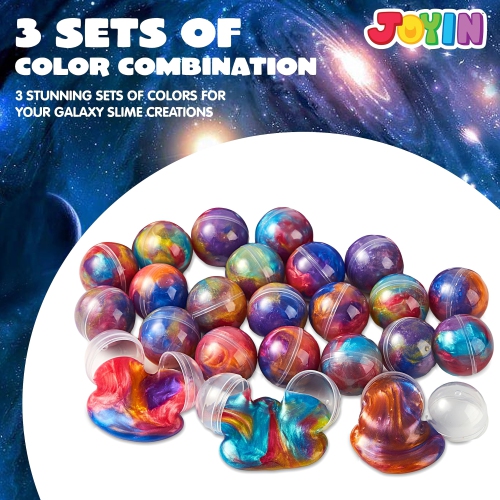 JOYIN Slime Ball Party Favors - 24 Pack Stretchy, Non-Sticky, Mess-Free Slime for Stress Relief - Safe for Girls and Boy