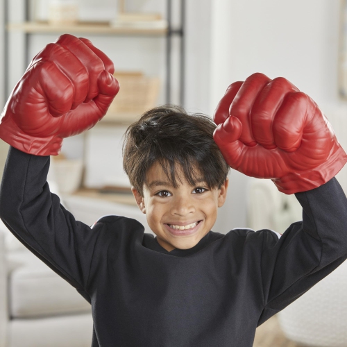 Marvel Avengers Captain America: Brave New World Red Hulk Gamma Smash Fists, Soft Foam Role Play Toy, Super Hero Toys fo