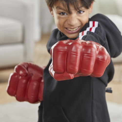 Marvel Avengers Captain America: Brave New World Red Hulk Gamma Smash Fists, Soft Foam Role Play Toy, Super Hero Toys fo