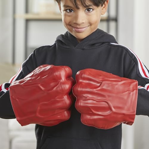 Marvel Avengers Captain America: Brave New World Red Hulk Gamma Smash Fists, Soft Foam Role Play Toy, Super Hero Toys fo