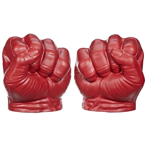 Marvel Avengers Captain America: Brave New World Red Hulk Gamma Smash Fists, Soft Foam Role Play Toy, Super Hero Toys fo