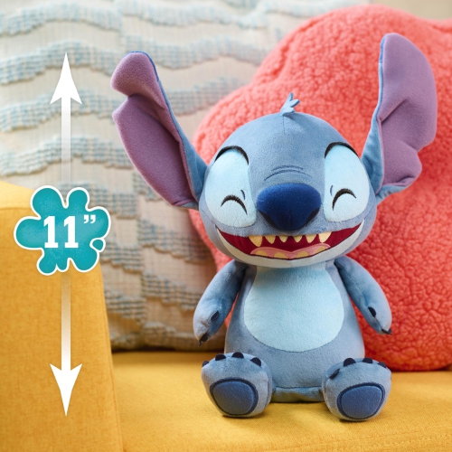 Disney Stitch Crack Me Up Stitch Plush Toy, 11 Inch Plush, Stuffed Animal, Alien, Officially Licensed Kids Toys for Ages