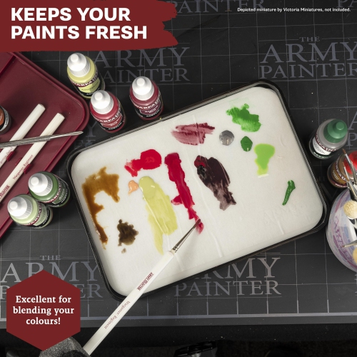 The Army Painter Wet Palette for Acrylic Painting & Hydro Pack Paper Palette - Premium Wet Palette for Miniatures with 5