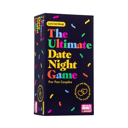 WHAT DO YOU MEME  ? The Ultimate Date Night Game By Relatable, From The Creators Of Let's Get Deep, The Perfect Stocking S She and her boyfriend have played it and love it!  Fun game with lots of replayability