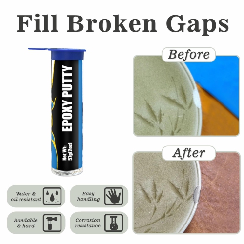 1DFAUL Kintsugi Repair Kit Food Safe, Japanese Gold Repair kit, Bio Gold Glue for Ceramics and Porcelain Repair, Ceramic