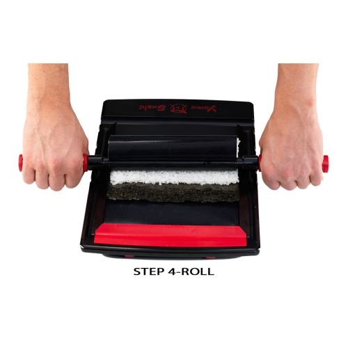 Sushi Making Kit by Yomo Sushi - Sushi in 4 easy steps - DIY sushi maker kit - Non stick sushi mat - Complete sushi set
