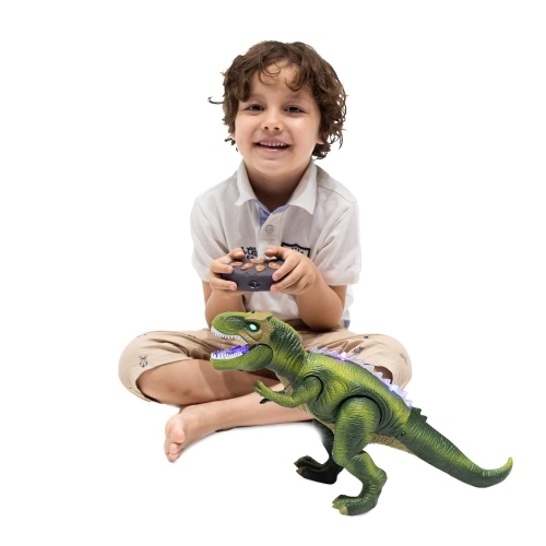JOYIN Robot Dinosaur Toy for Kids Boys 3+ Big T rex Dinosaur Toy with Light and Realistic Roaring Sound, Walking & Danci