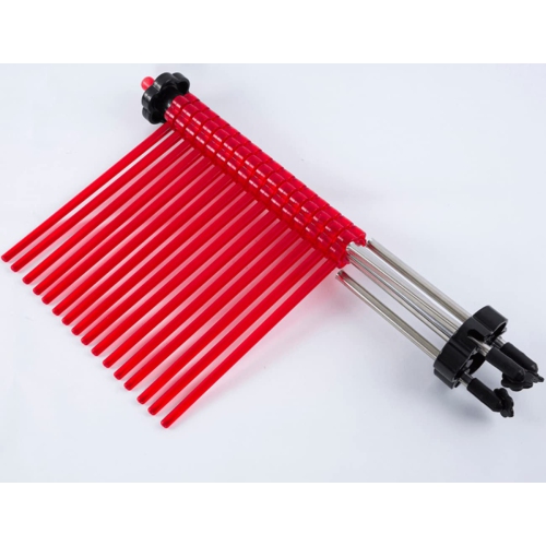 MILANGE Pasta Drying Rack Collapsible Pasta Dryer Rack Foldable Noodle Dryer Rack Stand with 16 Anti Slip Rods Holding u