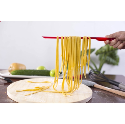 MILANGE Pasta Drying Rack Collapsible Pasta Dryer Rack Foldable Noodle Dryer Rack Stand with 16 Anti Slip Rods Holding u