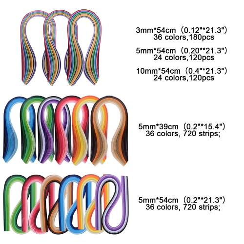 Quilling Kit with 1860 Paper Strips 39cm/54cm and Quilling Tools Like Quilling Pen Slotted Tool Paper Rolling Electric P