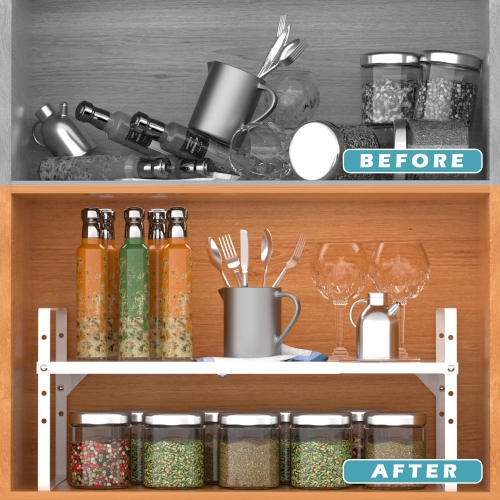 DPZM – Tablettes de rangement extensibles,Organisateurs de cuisine et rangement,Organisateur à épices,Organisateurs et rangement,Armoire O