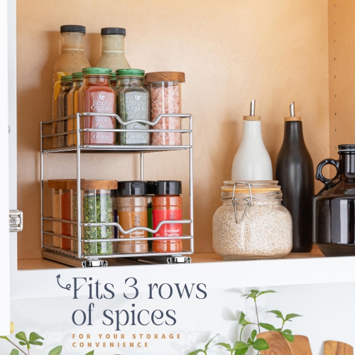 Pull Out Spice Rack Organizer for Cabinet