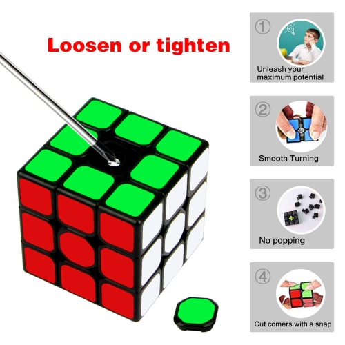 Speed Cube Set, Aitey Cube Bundle 2x2 3x3 4x4 5x5 Pyramid Megaminx Skew Mirror Ivy Windmill Sticker Magic Cube Collectio