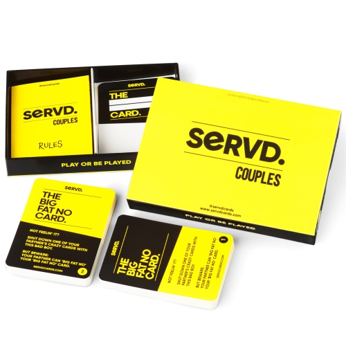 SERVD - Couples - Le jeu de cartes de la vraie vie hilarante Couples | Un cadeau de couple drôle pour anniversaire, Saint-Valentin, Chri