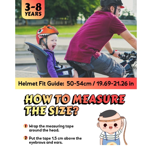 VICTGOAL Kids Bike Helmet for Boys Girls, Lightweight 3D Toddler Bike Helmet Age 3-8, Adjustable Infant Bicycle Helmet f