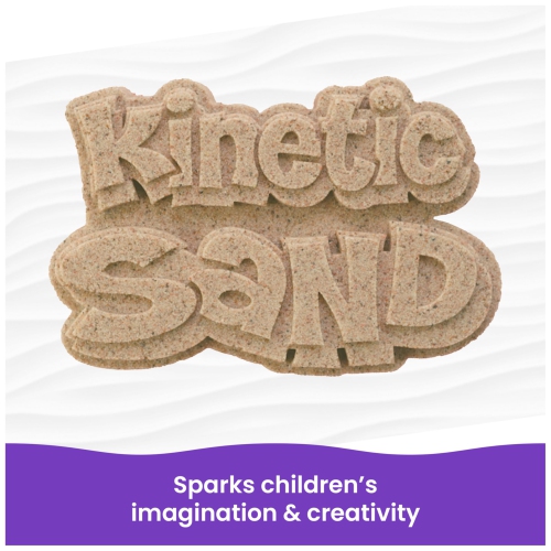 Kinetic Sand, 5.5lbs Natural Brown Play Sand, Bulk Box for Arts and Crafts, Sandbox (Packaging May Vary), Moldab