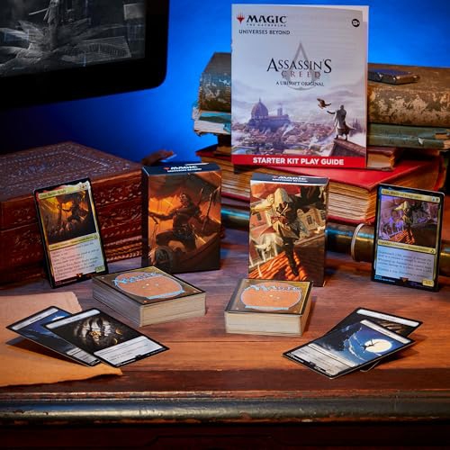 Magic: The Gathering - Assassin's Creed - Starter Pack | Learn Magic with 2 Assassin's Creed Theme Decks | Trading Card