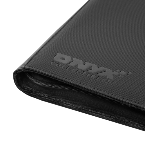 Onyx Toploader Binder 9-Pocket 288 Toploaders - 16 Ringless Double Sided Pages for Cards in 3" x 4" Top Loaders - 9 Pock