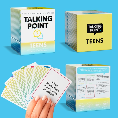 200 Teens Conversation Cards - Connecting Parents with their Teenagers - Reduce Screentime with Fun & Deep Conversation