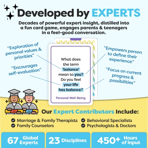 200 Teens Conversation Cards - Connecting Parents with their Teenagers - Reduce Screentime with Fun & Deep Conversation