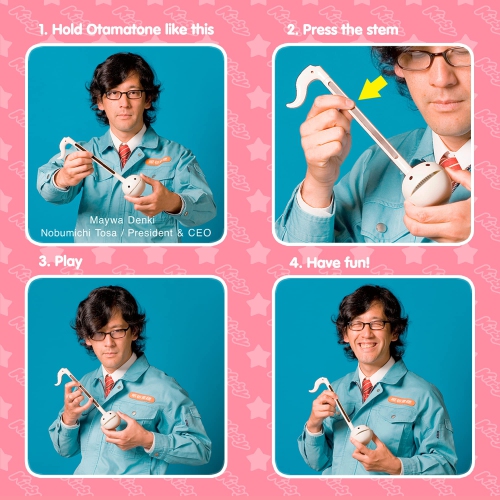 Otamatone [Special Series] Anime Character Electronic Musical Instrument Portable Synthesizer from Japan by Cube/Maywa D