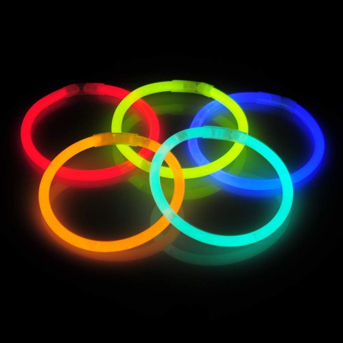JOYIN 200 Pcs Glow Sticks Bulk 8" Glowsticks, Glow Stick Bracelets Necklaces, Glow in the Dark Party Favors, Easter, Chr
