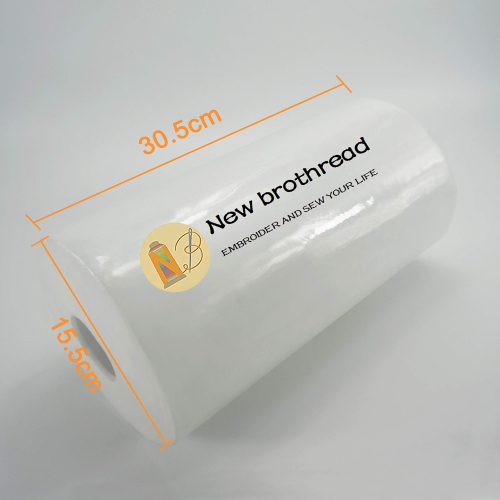 New brothread Cut Away Machine Embroidery Stabilizer Backing 12" x 50 Yd roll - Medium Weight 2.5 Ounce - Cut into Varia